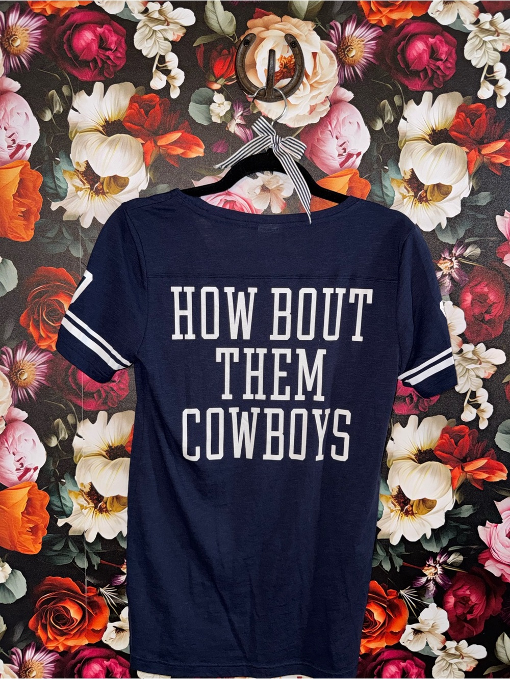 Vintage PINK Victoria’s Secret NFL Dallas Cowboys Navy Graphic Tee, S